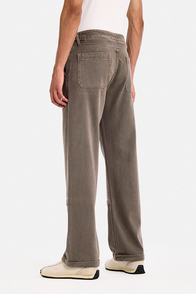 Washed Straight Loose Fit Jeans