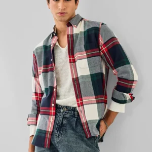 Light Weight Flannel Plaid Shirt