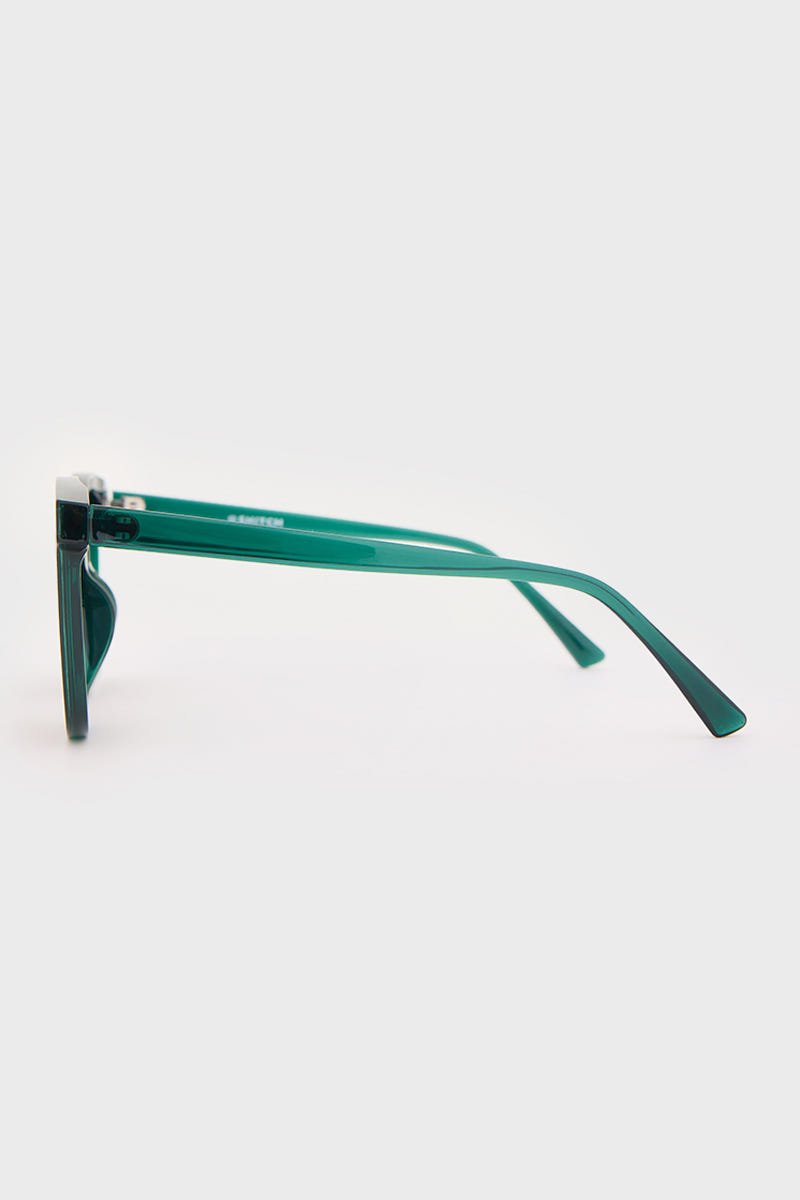 Green Oversized Sunglasses