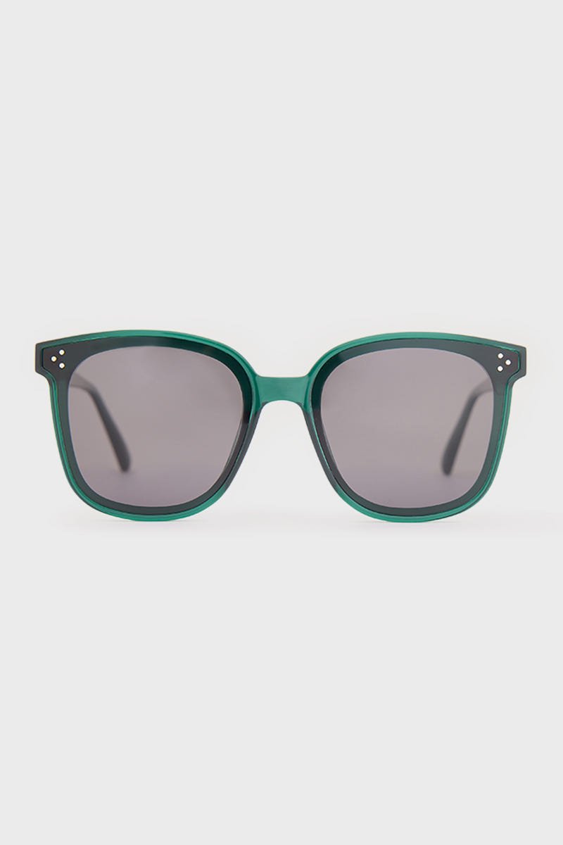 Green Oversized Sunglasses